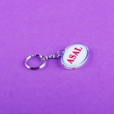 Plexiglas keyring ASAL