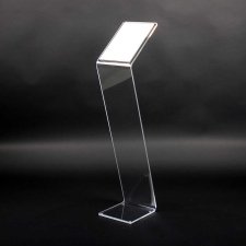 Plexiglas display stand Z with A4 poster holder
