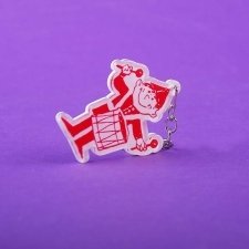 Plexiglas keyring DRUMMER