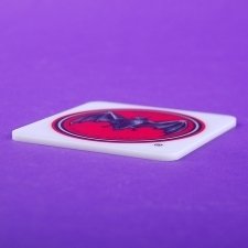 Printed acrylic plexiglas coasters BACARDI