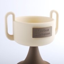 Football Cup of plexiglas and PLA 3D printing