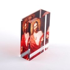 Acrylic plexiglas block IMAGEN OF CHRIST