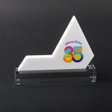 Acrylic plexiglas trophy MILTENYI BIOTEC