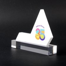 Acrylic plexiglas trophy MILTENYI BIOTEC