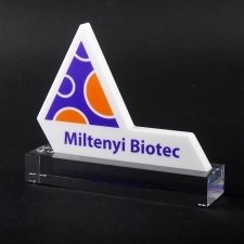 Acrylic plexiglas trophy MILTENYI BIOTEC