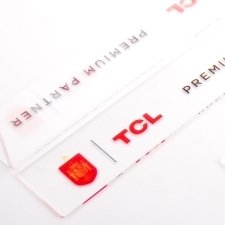 Acrylic plexiglas sheet display TCL