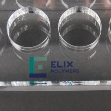 Acrylic plexiglas display ELIX POLYMERS