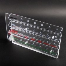 Acrylic plexiglas display NOF METAL COATINGS