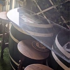 Acrylic plexiglas plates for BARREL tables