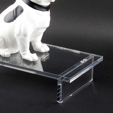 Perspex T stand for DECORATION and EXHIBITION