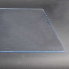 Transparent polystyrene sheets