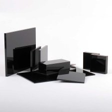 Custom PLEXIGLAS BLACK plates to SIZE