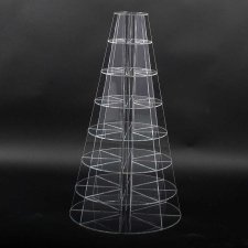 Pyramidal acrylic display stand TAPESTRY