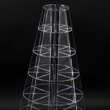 Pyramidal acrylic display stand TAPESTRY