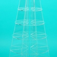 Pyramidal acrylic display stand TAPESTRY