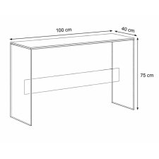 Acrylic CONSOLE table for hallway