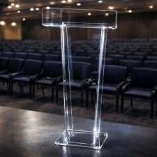 Acrylic plexiglas DYANA TWO with high shelf