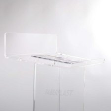 Acrylic plexiglas DYANA TWO with high shelf
