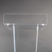 Acrylic plexiglas DYANA TWO with high shelf
