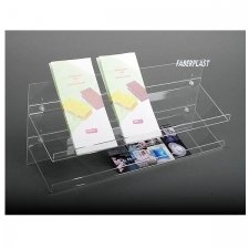 ACRYLIC PLEXIGLAS BROCHURE HOLDER (PERSPEX – PMMA) “YUMA”