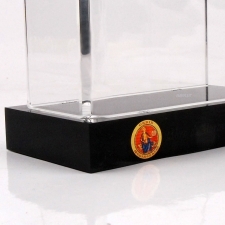 Acrylic Plexiglas Display Book Exhibitor Mediaevalis