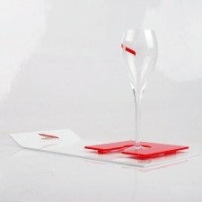 Acrylic Plexiglas Display Exhibitor Champagne G.h.mumm