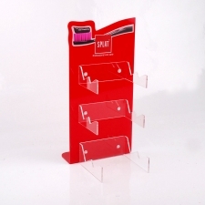 Acrylic Plexiglas Dentifrice Display Exhibitor Splat