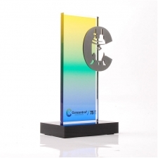 Acrylic Plexiglas Trophy Concentrol