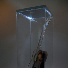 Acrylic Plexiglas Showcase Short Base Leds