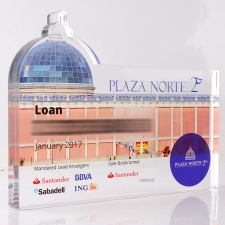 Acrylic Plexiglas Block Plaza Norte 2