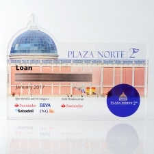 Acrylic Plexiglas Block Plaza Norte 2