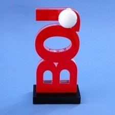 Perspex trophy BOJ