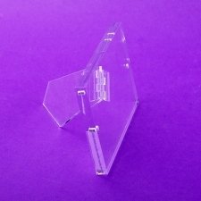 Plexiglas sheet holder and photo holder display with MAGNETS and BASE