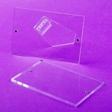 Plexiglas sheet holder and photo holder display with MAGNETS and BASE