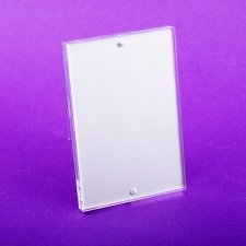 Plexiglas sheet holder and photo holder display with MAGNETS and BASE