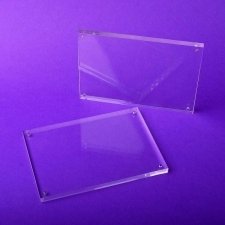 Acrylic plexiglas display frame TOMBSTONES MAGNETS