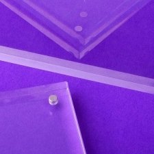 Acrylic plexiglas display frame TOMBSTONES MAGNETS