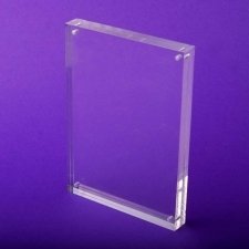Acrylic plexiglas display frame TOMBSTONES MAGNETS