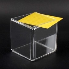 4 Sided plexiglas CUBE Sheet Holder
