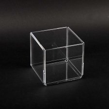 4 Sided plexiglas CUBE Sheet Holder