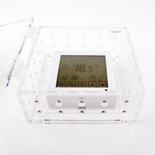 Perspex Safe Box THERMOSTAT transparent