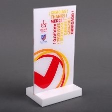 Perspex trophy ATLÉTICO DE MADRID CF