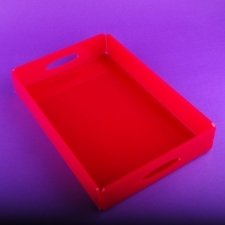 Perspex tray FUCHSIA
