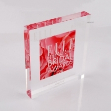 Perspex Block Trophy ELLE BRIDAL AWARDS 2018