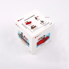 Promotional cube perspex DPD