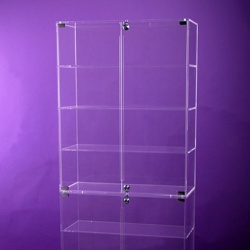 Plexiglas shelving BLACK BASE
