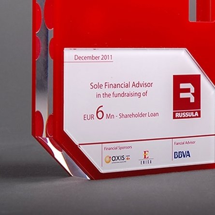 Perspex Trophy RUSSULA