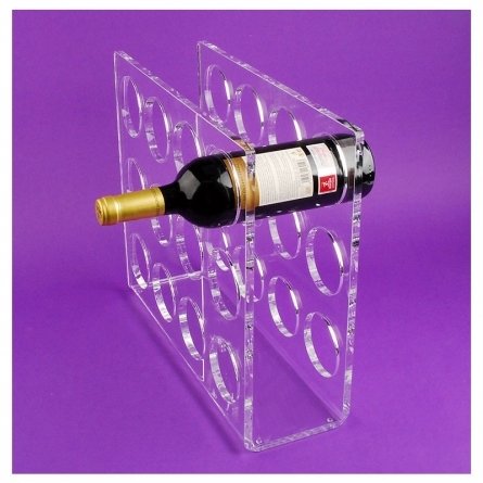 Perspex WINE STAND FLOKY