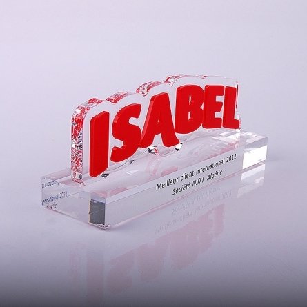 Perspex Trophy ISABEL