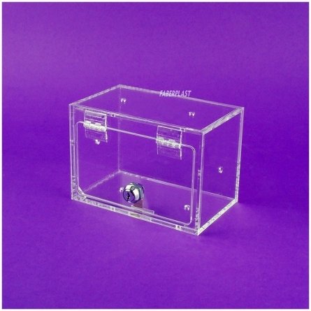 ACRYLIC PLEXIGLAS LOCKER TRANSPARENT